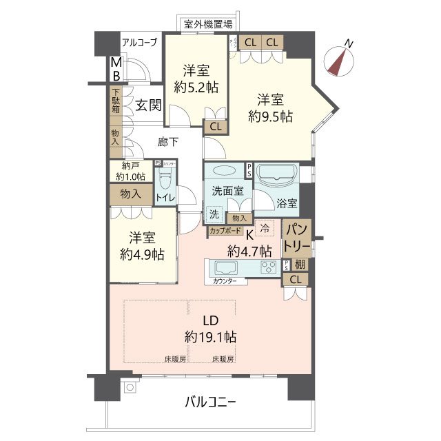 物件の間取り画像