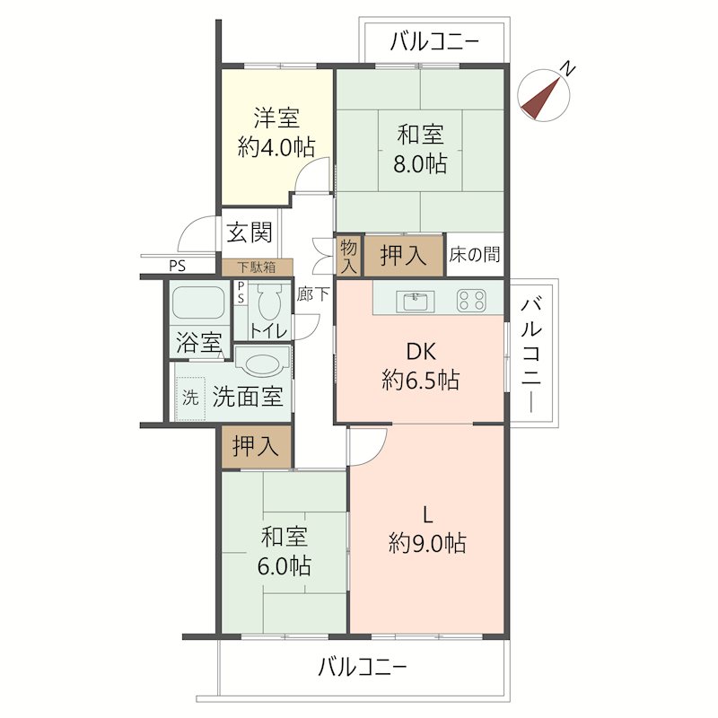 物件の間取り画像